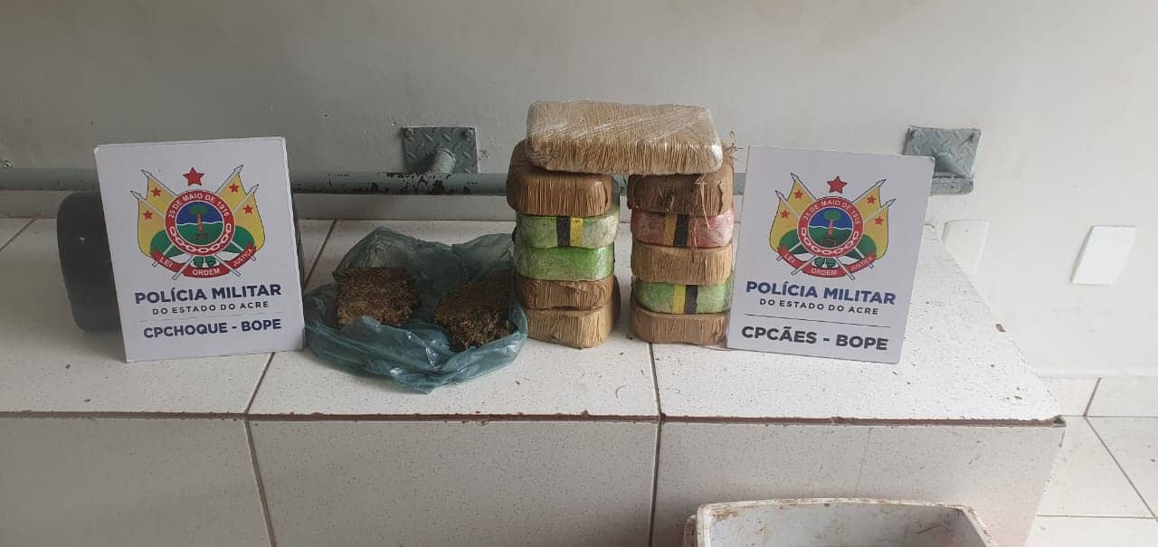 Bope apreende mais de 12kg de drogas no bairro Tancredo Neves