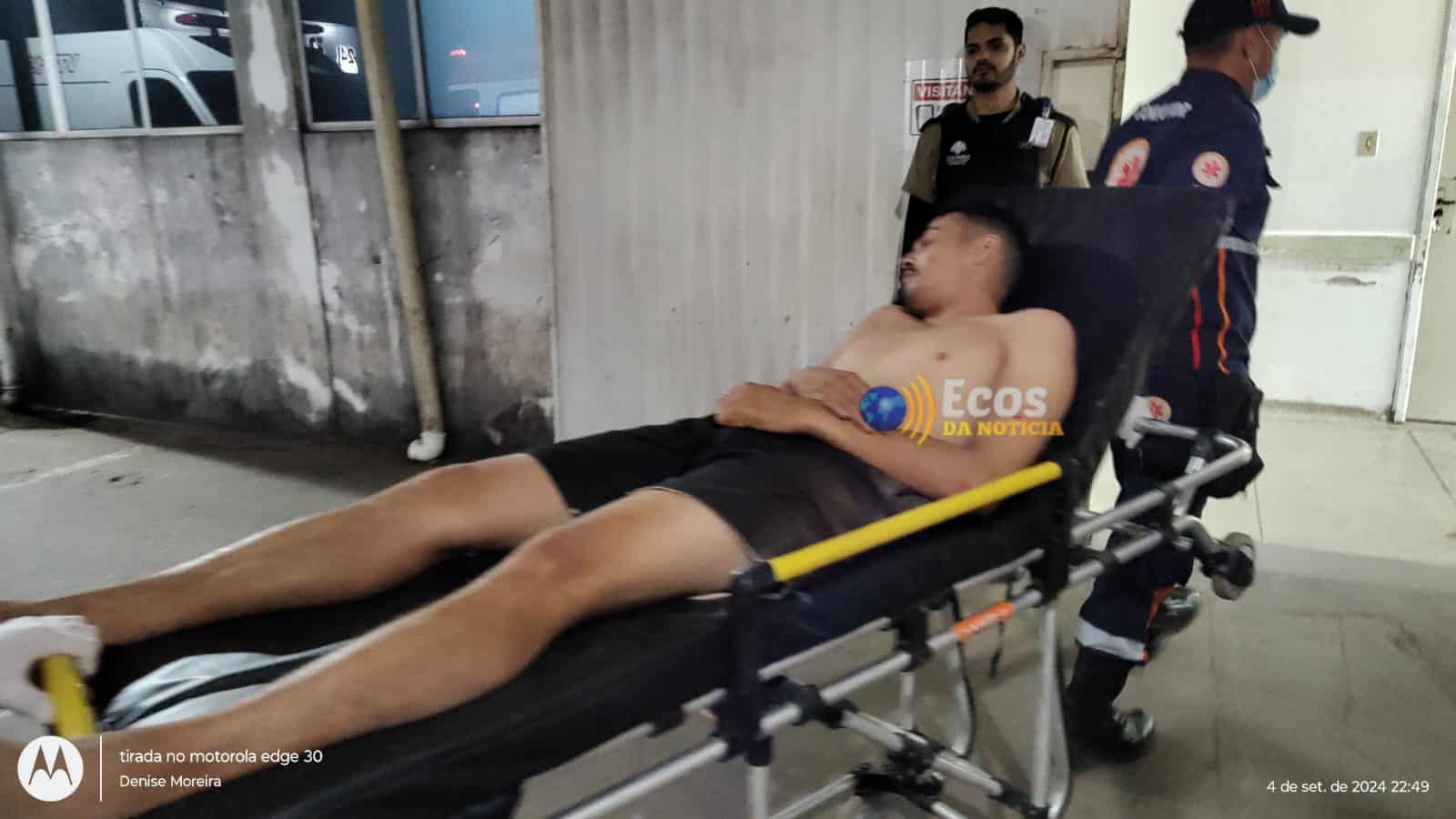 Jovem é agredido com pedaço de madeira no Bairro da Paz