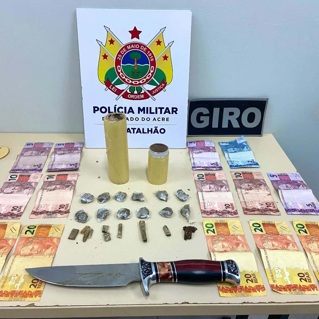 Polícia Militar realiza apreensão de drogas em Sena Madureira