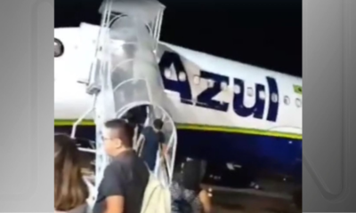 Aeroporto de Teresina informou que os voos foram cancelados • Reprodução/Redes sociais