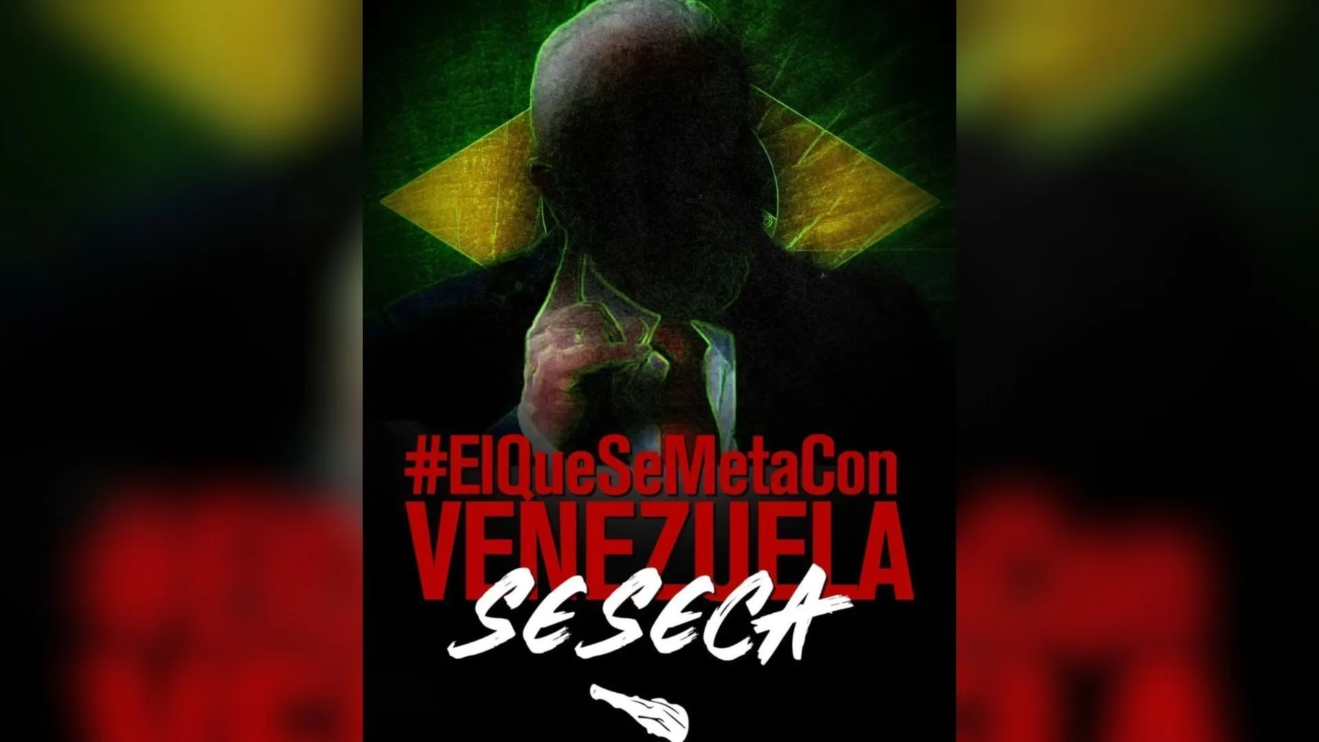 Polícia nacional da Venezuela ameaça Brasil em publicação com imagem borrada de Lula