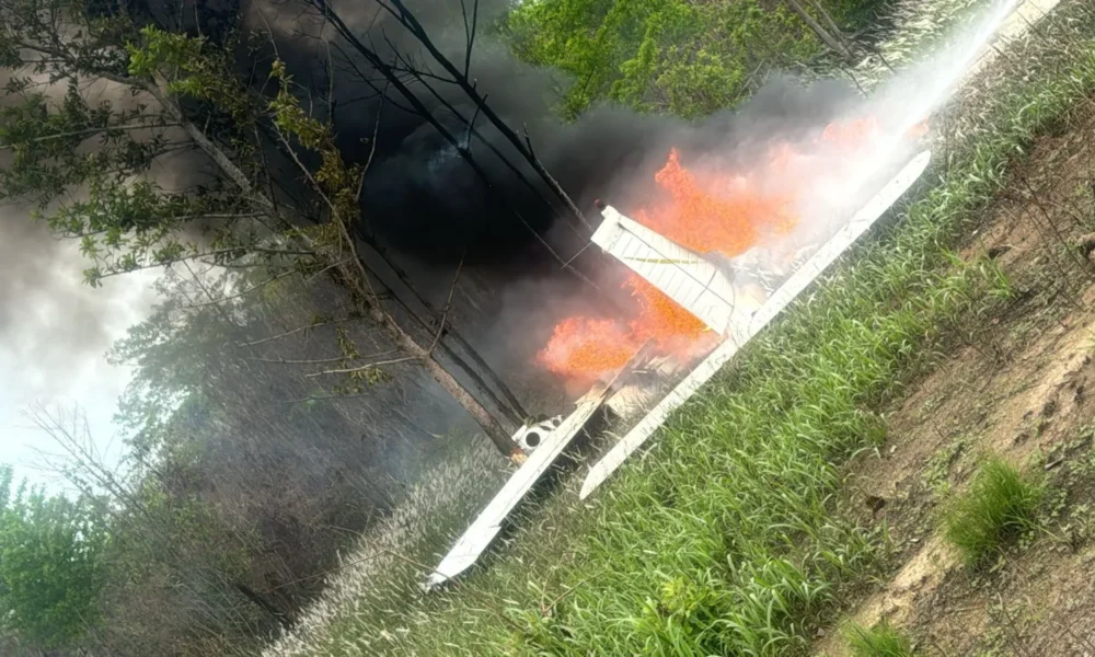 Interceptacao-fab-1 Aeronave sem plano de voo, ignorou as ordens e optou por realizar um pouso forçado • Divulgação/FAB