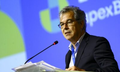 O presidente da Apex, Jorge Viana, durante seminário sobre ESG, na ApexBrasil. Crédito: Marcelo Camargo/Agência Brasil