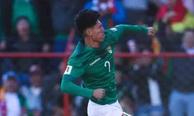 Miguelito foi decisivo na vitória da Bolívia • Divulgação / Conmebol