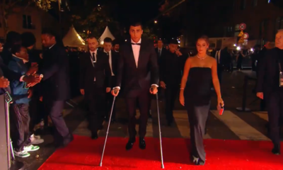 Rodri-chegando-Bola-de-Ouro-e1730143810878 Rodri chegando à premiação Bola de Ouro em Paris • Reprodução/X/Ballon d'Or