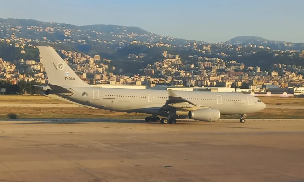 WhatsApp-Image-2024-10-05-at-11.40.06 Avião KC-30 da Força Aérea Brasileira (FAB) pousa na capital libanesa • Reprodução