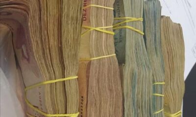 WhatsApp Image 2024-10-06 at 16.43.12 Dinheiro foi apreendido pela PF — Foto: Asscom/Polícia Federal