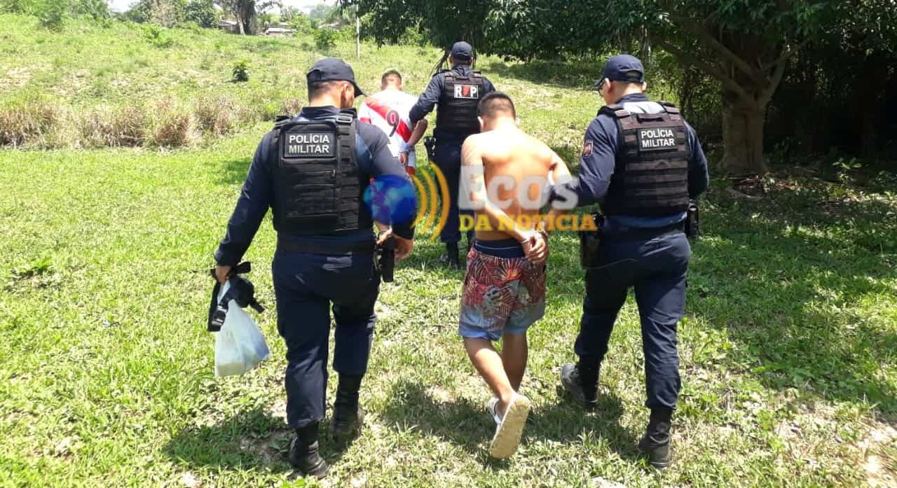Polícia Militar prende dois homens por tráfico de drogas próximo a hospital em Assis Brasil, no Acre