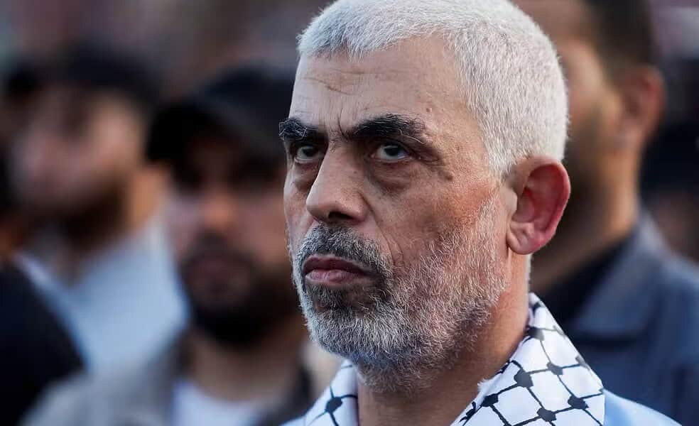 Yahya Sinwar, líder do Hamas, que controla a Faixa de Gaza — Foto: REUTERS/Mohammed Salem/File Photo