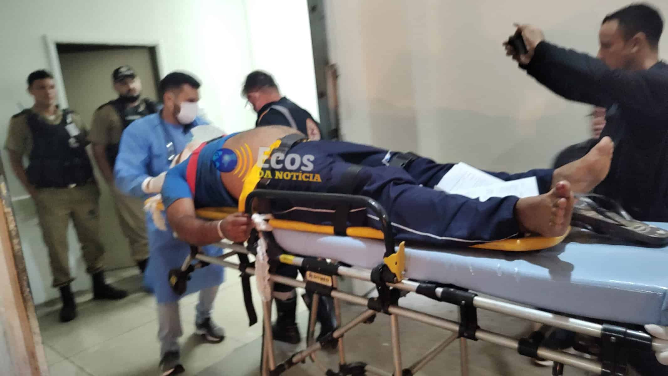 Acidente de motocicleta em Senador Guiomard deixa homem em estado grave