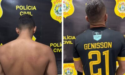Polícia Civil e Polícia Militar em Marechal Thaumaturgo cumprem mandados de prisão preventiva por tráfico de drogas, reafirmando o compromisso no combate ao crime organizado na região. Fotos: cedida.