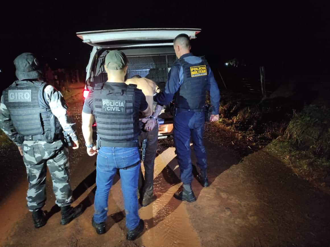 Quinto criminoso envolvido em roubo a fazenda e confronto com a polícia é preso em Plácido de Castro