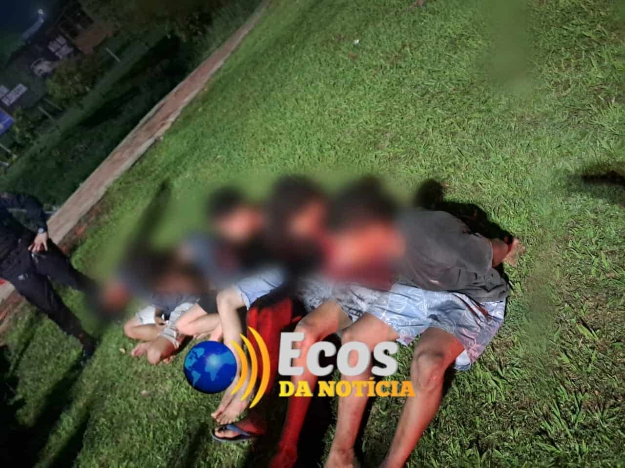 Gangue Pé na Porta invadem pátio do Detran para furtar e são detidos pela PM