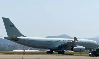 Avião da Força Aérea Brasileira (FAB) (Foto: Paulo Pinto/Agência Brasil)
