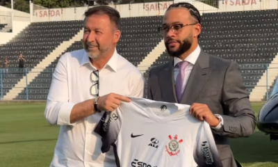 depay-e1726086328634 Depay tem contrato com o Timão até julho de 2026 • Reprodução/Corinthians