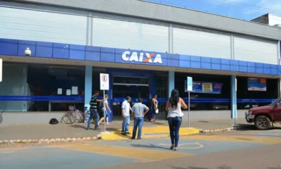 Caixa Economica Federal em Cacoal — Foto: Magda Oliveira/G1