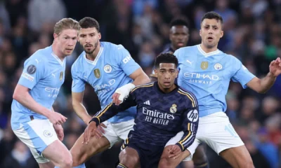 manchester-city-real-madrid-champions-2023-e1727980424711 Manchester City e Real Madrid em duelo pela Champions League na temporada 2023/2024 • Livesey - Danehouse/Getty Images