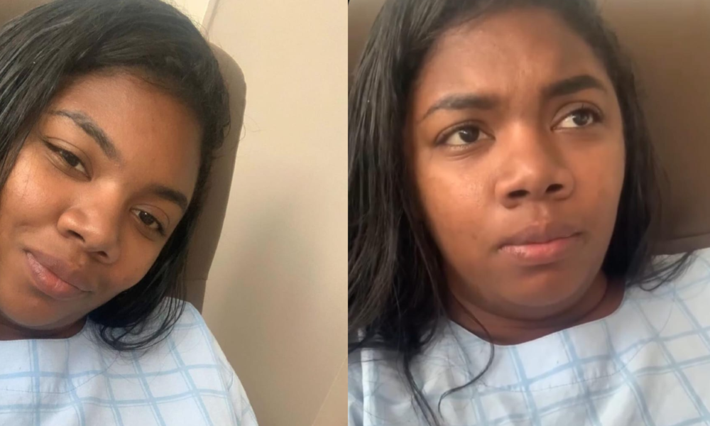 raquel-brito-hospital A ex-peoa agradeceu à equipe do programa que a socorreu rápido, ao contrário do que as pessoas na internet comentaram • Instagram/Raquel Brito