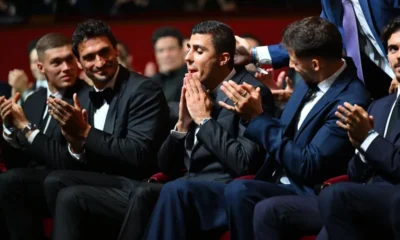 rodri-bola-de-ouro-2024-premiado-e1730152501983 Rodri ao receber a notícia de que venceu o Bola de Ouro 2024 • Reprodução/X @ballondor