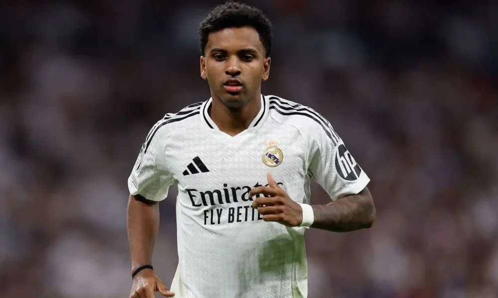 Rodrygo sofreu lesão muscular na perna direita • Divulgação/Real Madrid
