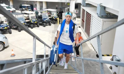 selecao-argentina-e1728502474267 Delegação da Argentina embarca para a Venezuela após tensão com a questão climática nos EUA • Divulgação/AFA