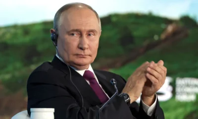 Presidente russo Vladimir Putin em Vladivostok • 5/9/2024 Sputnik/Vyacheslav Prokofyev/Pool via REUTERS