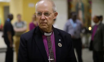 Justin Welby durante visita a El Salvador 04/06/2024 REUTERS/Jose Cabezas