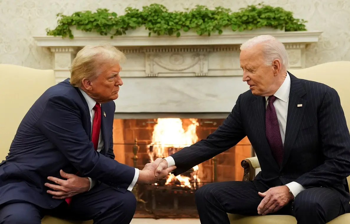 “Bem-vindo de volta”: Biden recebe Trump na Casa Branca em 1º encontro após eleição