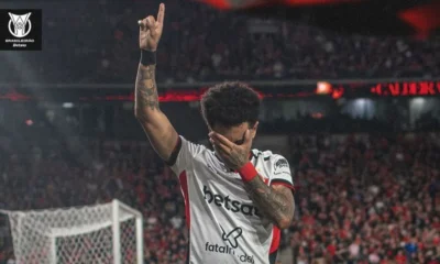 Matheuzinho fez o gol da virada do Vitória contra o Athletico • Divulgação / Vitória