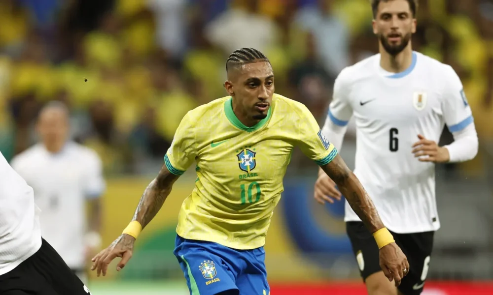 Raphinha rebate vaias da torcida para a Seleção Brasileira • Rafael Ribeiro / CBF