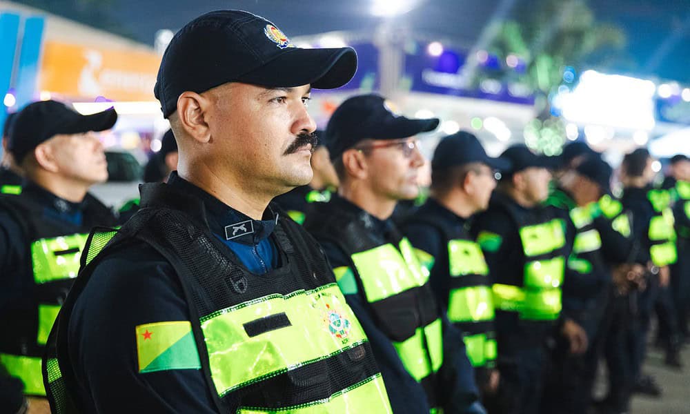 Policiais estarão posicionados em pontos estratégicos. Foto: Joabes Guedes/PMAC