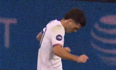 Pulisic faz a dança de Donald Trump • reprodução