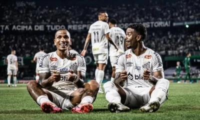 Santos vence Coritiba, no Couto Pereira, e garante acesso à Série A do Brasileirão • Raul Baretta / Santos FC