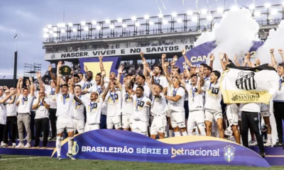 Santos foi o campeão brasileiro da Série B de 2024 • Raul Baretta/ Santos FC