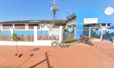 Escola Marcílio Pontes dos Santos, em Acrelândia, interior do Acre — Foto: Reprodução/Google Street View