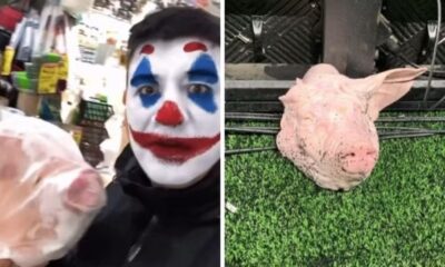 Torcedor corintiano identificado como o autor do arremesso da cabeça de porco dentro da NeoQuímica Arena, em São Paulo, nesta segunda-feira (4). — Foto: Reprodução/Redes Sociais