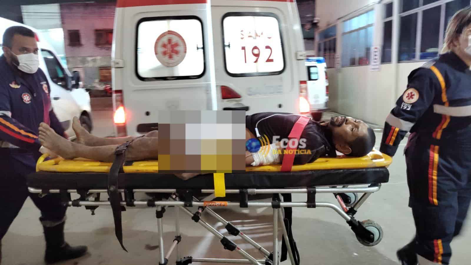 Homem é agredido por grupo de pessoas no bairro Caladinho