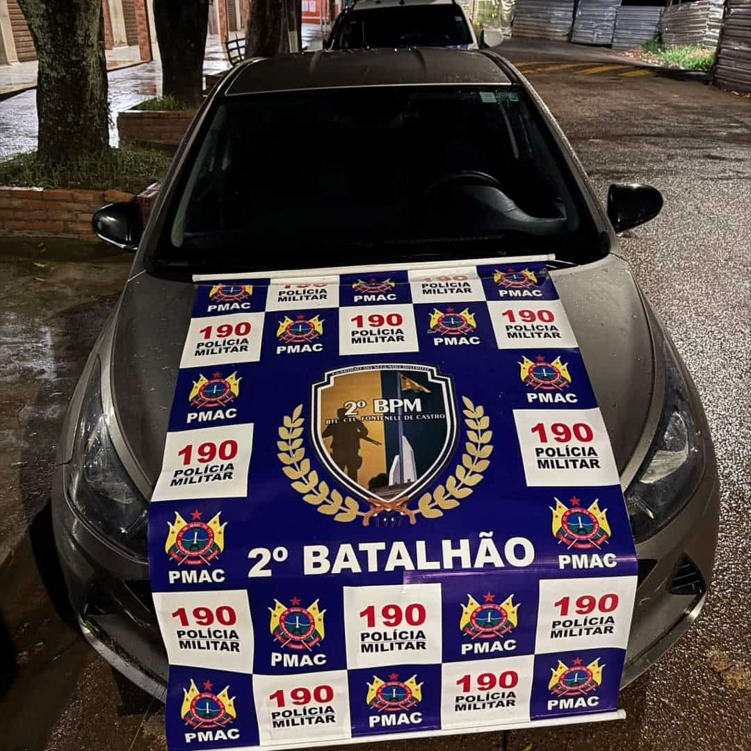 PM recupera carro e pertences roubados no bairro Belo Jardim