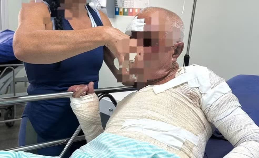 Idoso atropelado e arrastado por 20 metros no Acre, sofre apenas escoriações — Foto: Arquivo pessoal