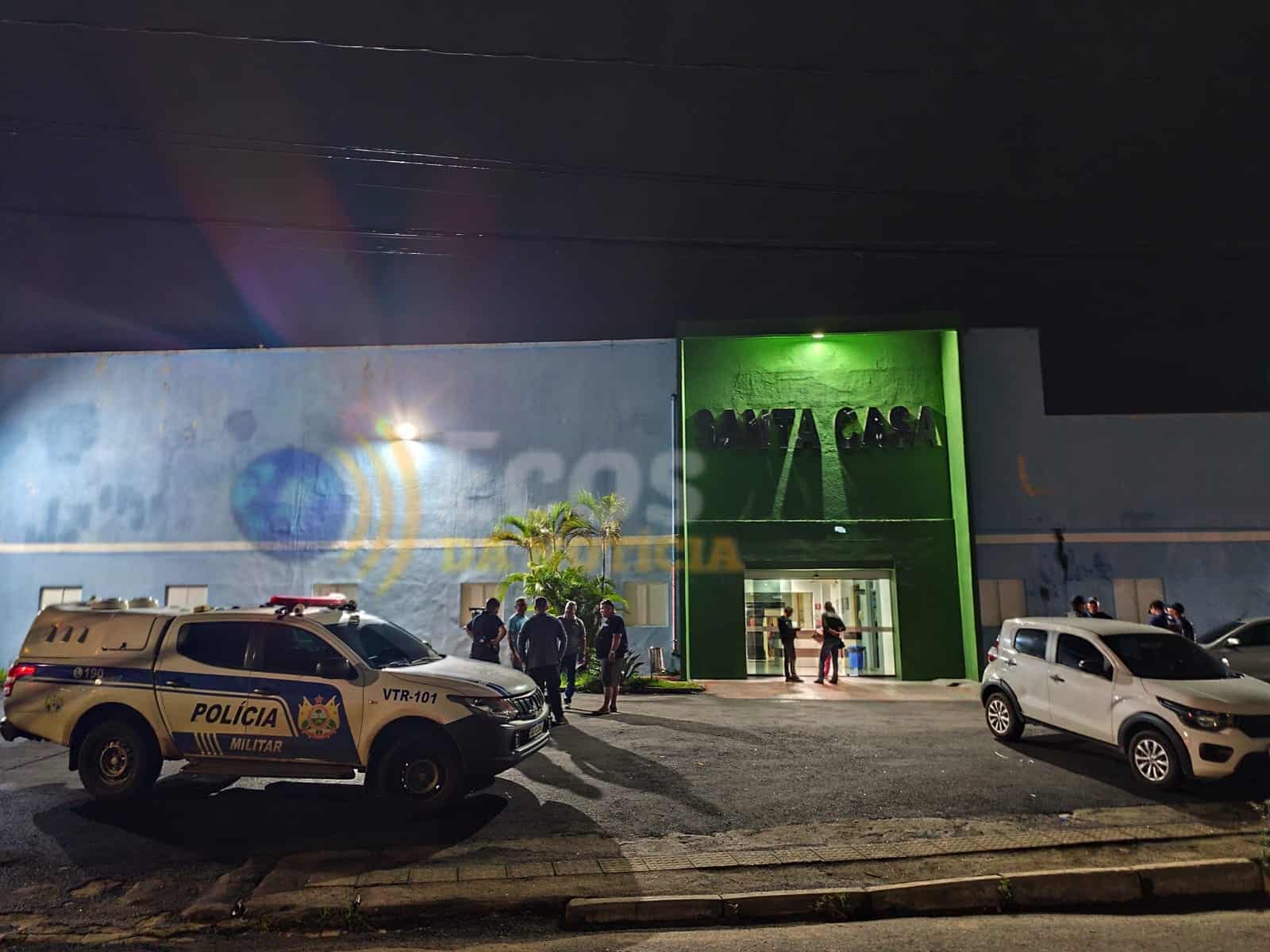 Forças Policiais são acionadas para ocorrência de possível roubo na Santa Casa em Rio Branco