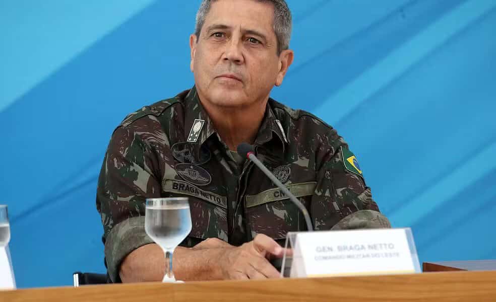WhatsApp Image 2024-11-19 at 11.40.19 Braga Netto é um dos alvos da operação da PF por tentativa de dar golpe de Estado — Foto: André Dusek/Estadão Conteúdo