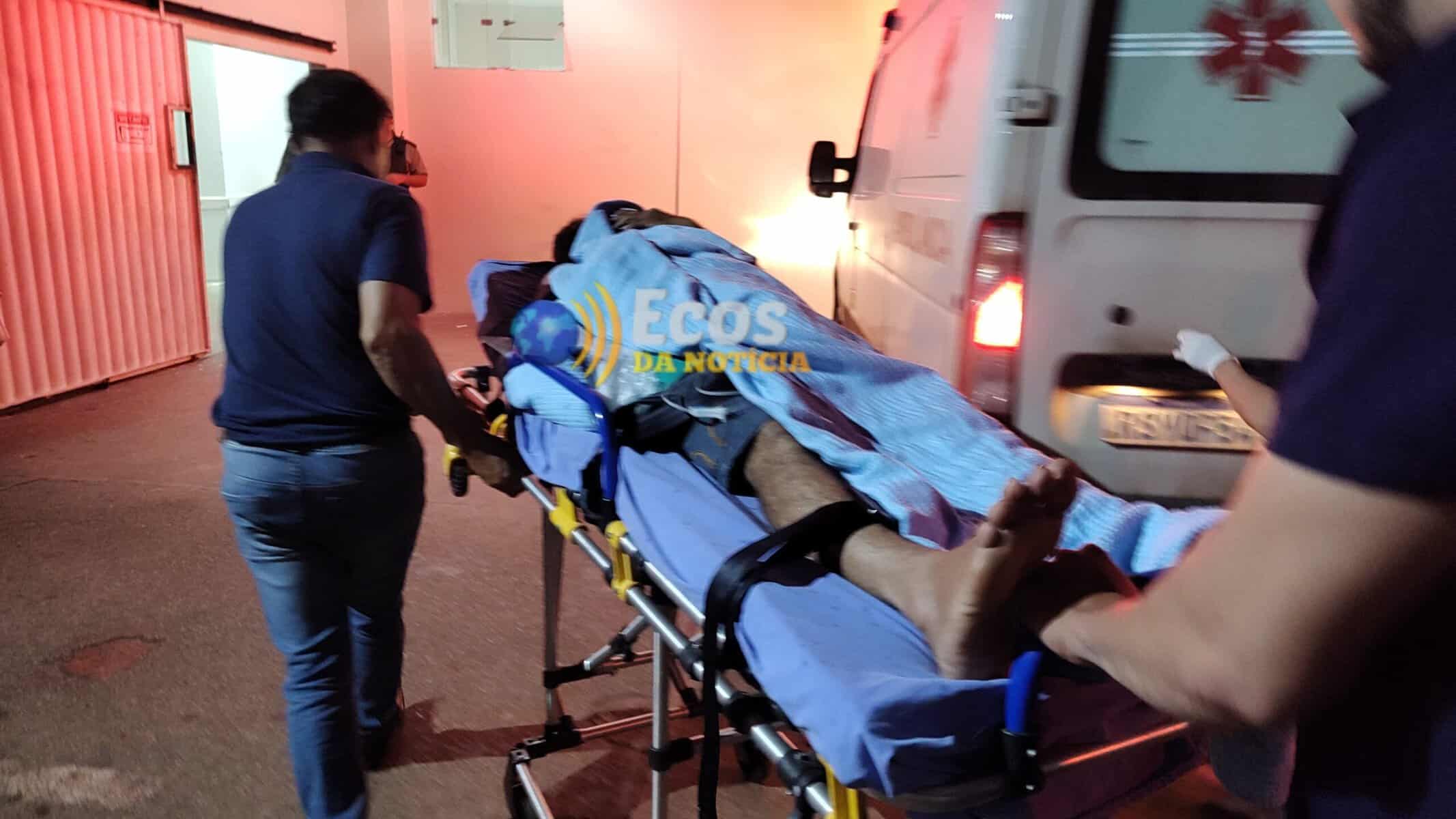 Acidente com pá carregadeira deixa trabalhador ferido em Vista Alegre do Abunã