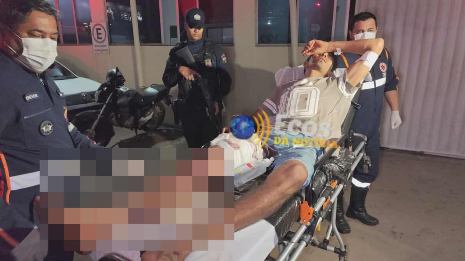 No Acre, homem é esfaqueado na coxa e sofre grave lesão vascular