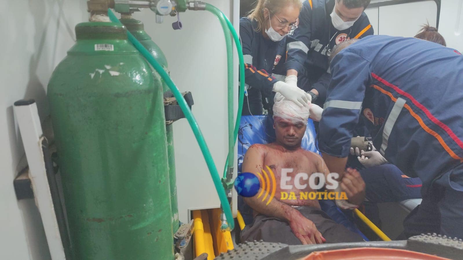 Homem tenta separar briga de irmãos e é ferido com facada na cabeça no Segundo Distrito de Rio Branco