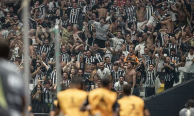 Torcida do Galo comemora gol na Arena MRV • Fotos: Pedro Souza / Atlético