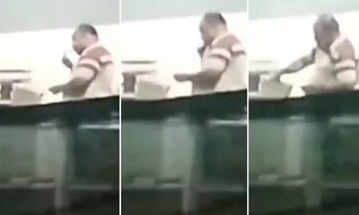 O flagra foi feito por um cliente que teria ido na fábrica de sorvetes comprar gelo  |   Bnews - Divulgação Reprodução/ Vídeo