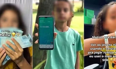 'Influenciadores mirins' tentam atrair outros jovens para 'trabalho' supostamente rentável; veja detalhes  |   Bnews - Divulgação Reprodução / Instagram