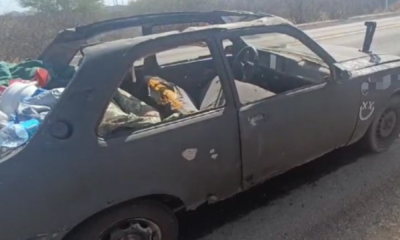 Motorista publicava nas redes sociais que circulava intencionalmente com o veículo em estado precário, colocando em risco a segurança no trânsito. • Divulgação/PRF