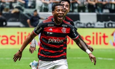 Plata comemora gol na final da Copa do Brasil • Foto: Rafael Arantes