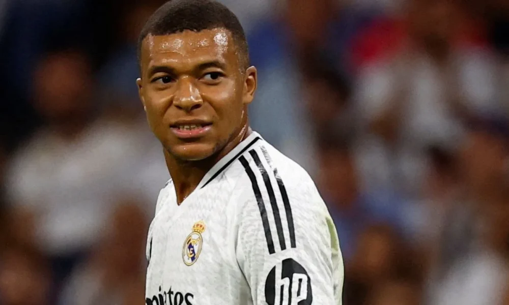 Kylian Mbappé durante partida do Real Madrid • 01/09/2024 REUTERS/Susana Vera